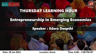 Entrepreneurship in emerging Economies